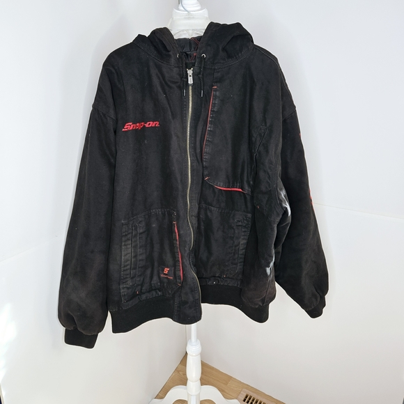 Snap-On Field automotive hoodie coat 3XL black red - Picture 3 of 17